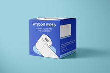 Load image into Gallery viewer, Front of Wisdom Wipes Box